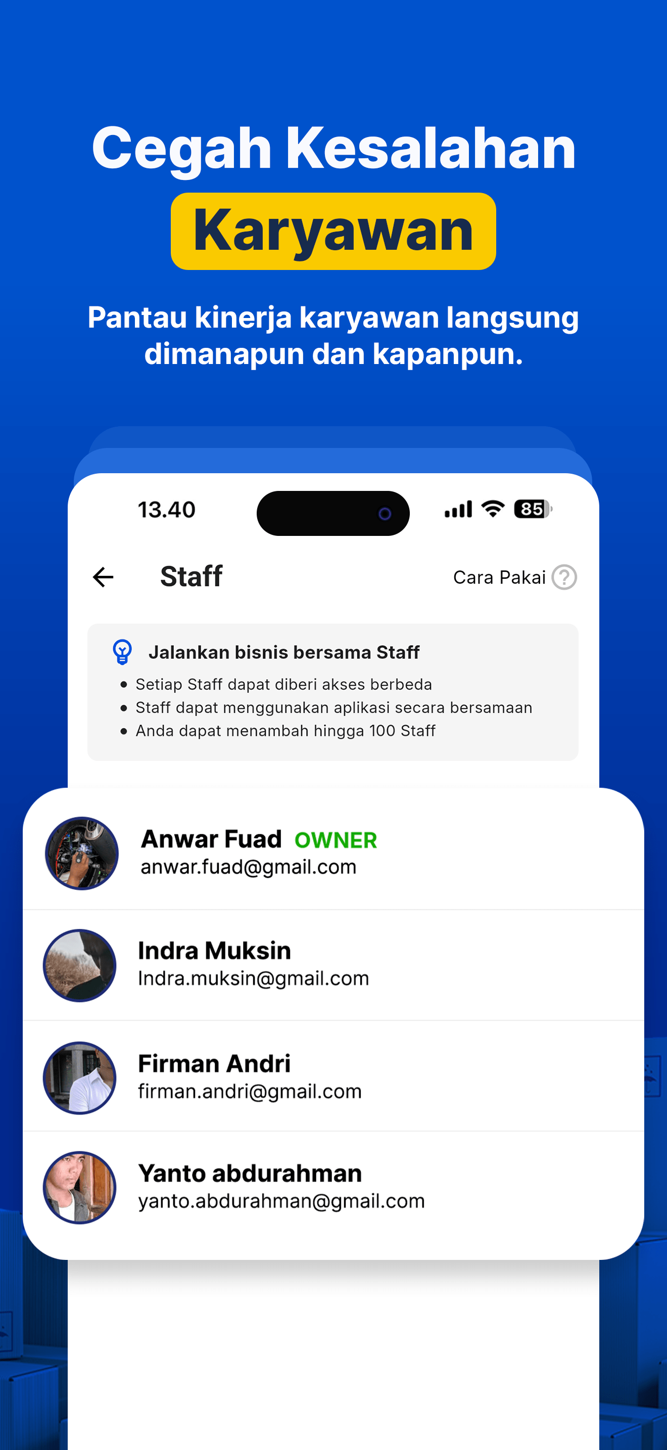 Cegah Kesalahan Karyawan